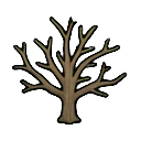 leafless maple tree — RimWorld tree sprite