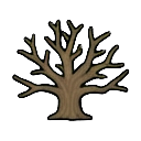 leafless oak tree — RimWorld tree sprite