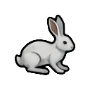 Snowshoe hare — RimWorld sprite