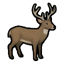 White-tailed deer — RimWorld sprite