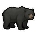 Black bear — RimWorld sprite