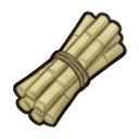 bundle of cut raw sugarcane stalks tied together — RimWorld sprite