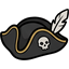 pirate hat — RimWorld item sprite, transparent PNG