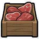 raw meat — RimWorld raw food sprite