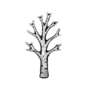 leafless birch tree — RimWorld sprite