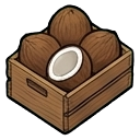raw coconuts — RimWorld sprite