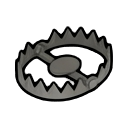 a bear trap — RimWorld sprite