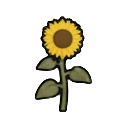 sunflower plant (20% matured) — RimWorld plant sprite