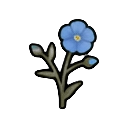 Blue flax plant (20% matured) — RimWorld sprite