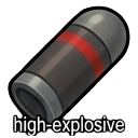 high-explosive shell — RimWorld sprite